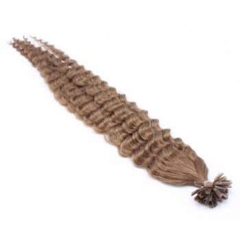 Kudrnaté keratin 50cm - světle hnědá