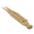 Kudrnaté keratin 50cm - přírodní blond