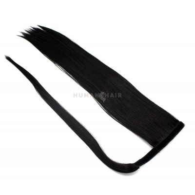 Clip in culík 100% japonský kanekalon 60cm - černá