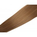 Clip in culík 100% japonský kanekalon 60cm - středně hnědá