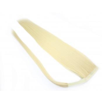 Clip in culík 100% japonský kanekalon 60cm - nejsvětlejší blond