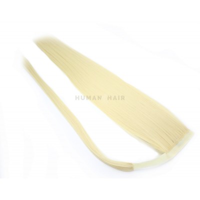Clip in culík 100% japonský kanekalon 60cm - nejsvětlejší blond