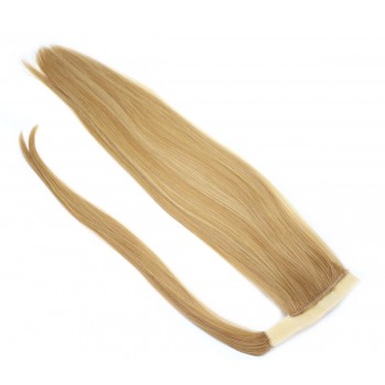 Clip in culík 100% japonský kanekalon 60cm - přírodní/světlejší blond