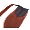 Clip in culík 100% japonský kanekalon 60cm - měděná