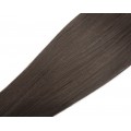 Clip in culík se skřipcem  60cm - tmavě hnědá