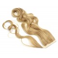 Vlnitý clip in culík 100% japonský kanekalon 60cm - přírodní blond