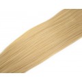 Vlnitý clip in culík 100% japonský kanekalon 60cm - přírodní blond