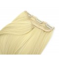 Clip in pás japonský kanekalon 60cm - nejsvětlejší blond