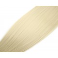 Clip in pás japonský kanekalon 60cm - platina