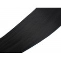 Vlnitý clip in pás japonský kanekalon 60cm - černá