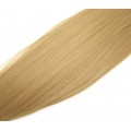 Vlnitý clip in pás japonský kanekalon 60cm - přírodní blond