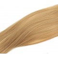 Vlnitý clip in pás japonský kanekalon 60cm - přírodní/světlejší blond